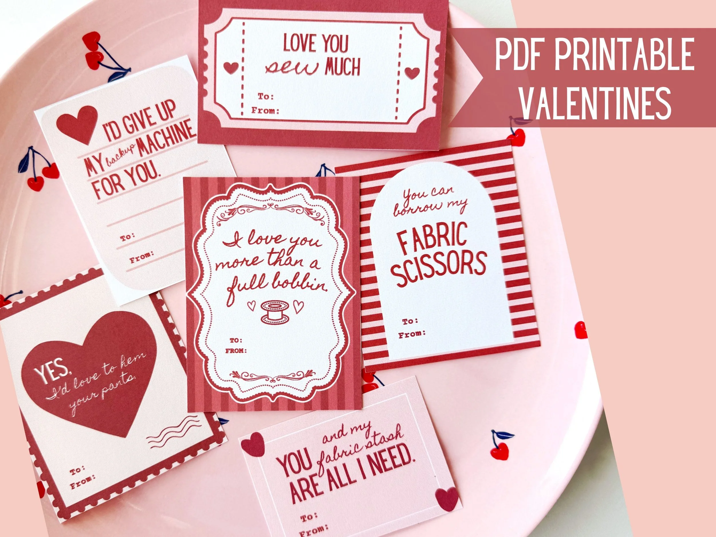 Funny Sewing Valentines