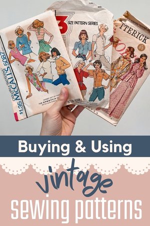 Tips for Buying and Using Vintage Sewing Patterns — Pin Cut Sew Studio