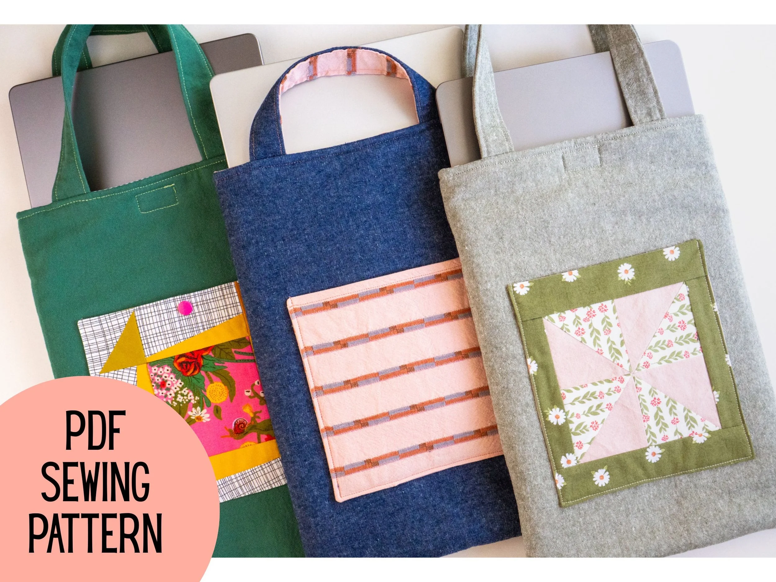 Laptop Sleeves || PDF Sewing Pattern