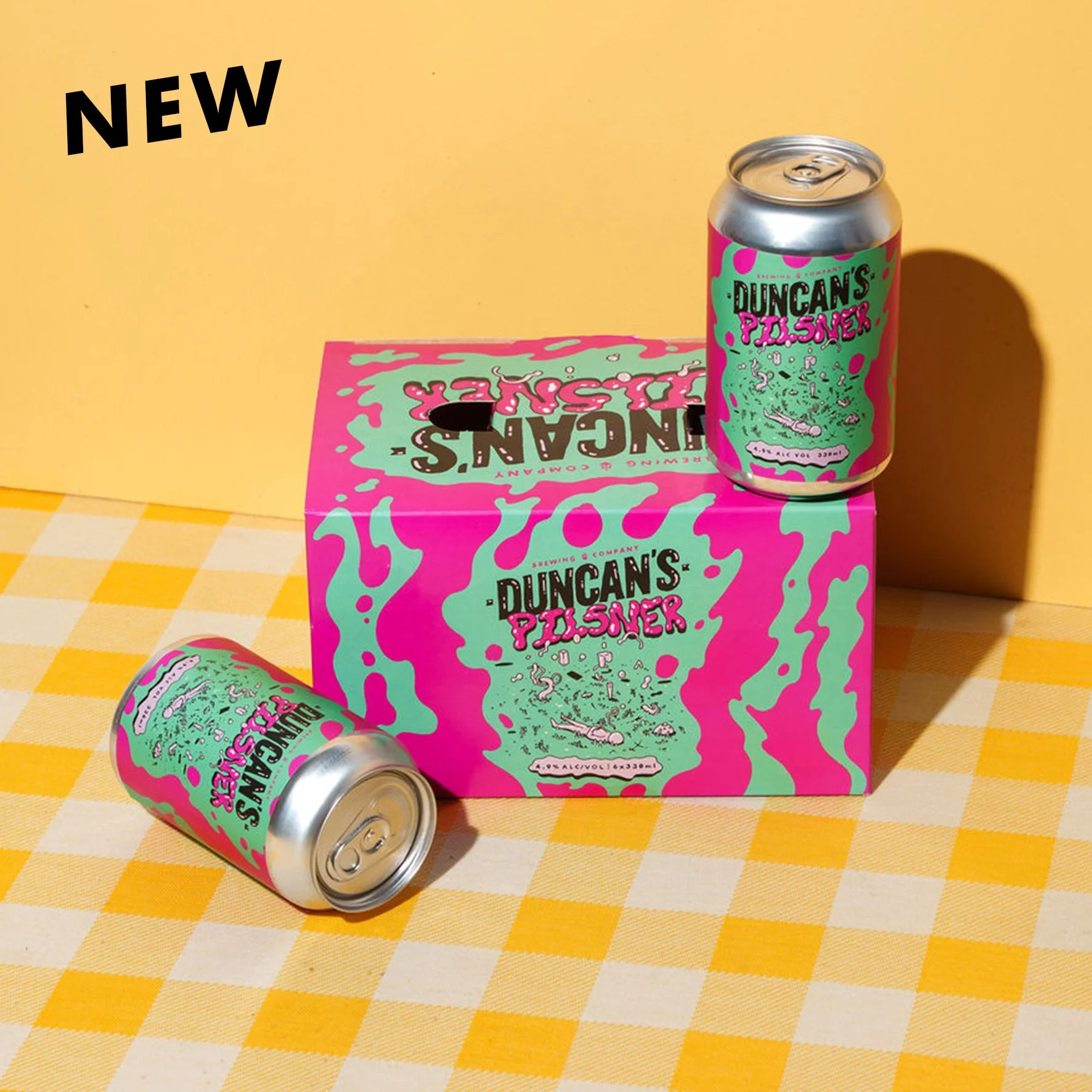 Duncan's Pilsner, Six Pack, 330ml