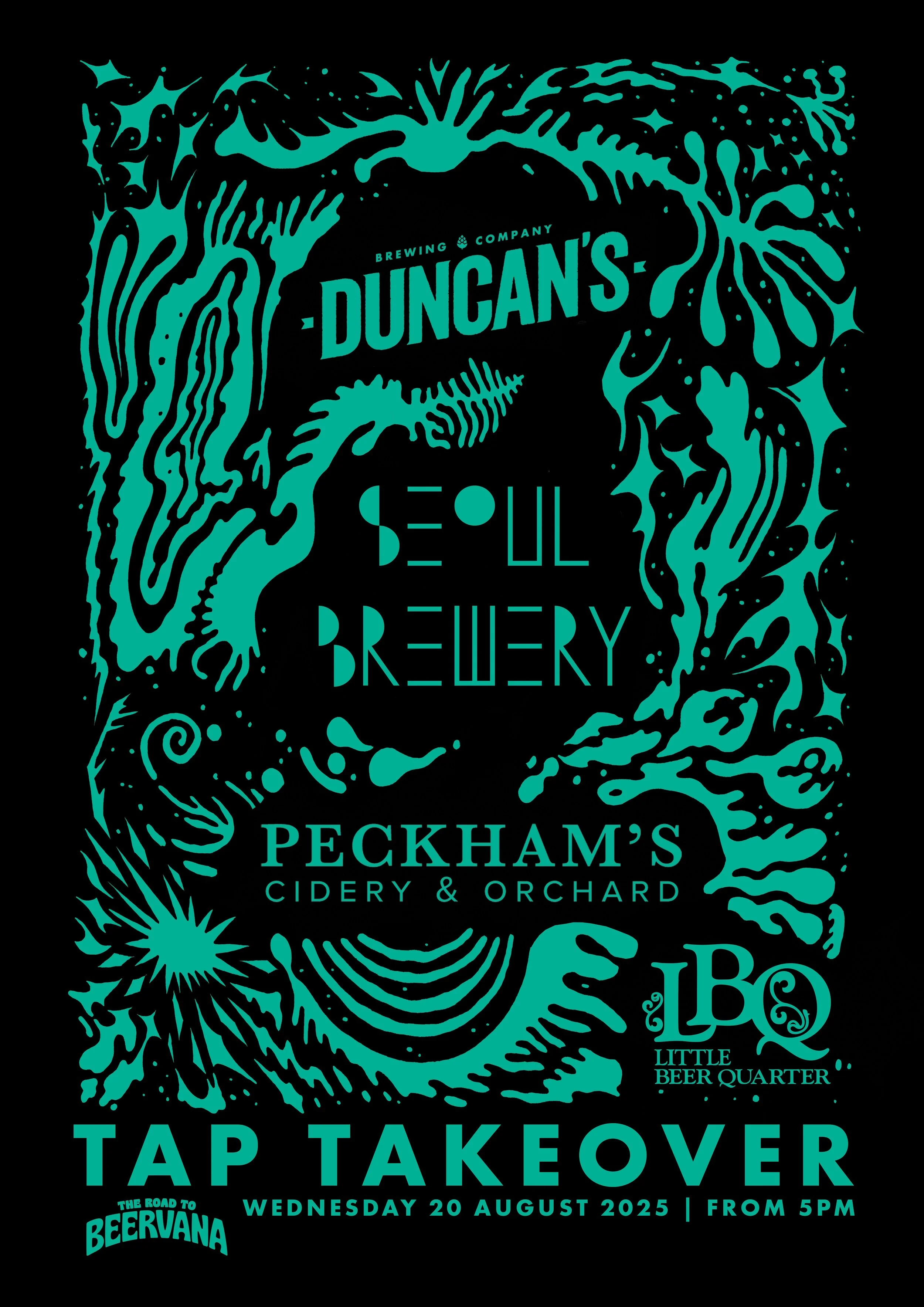 Duncan's x Seoul Brewing x Peckham's Tap Takeover