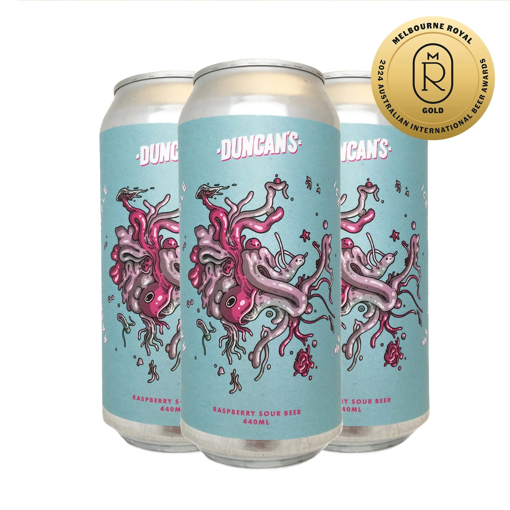 Raspberry Ripple*, Ice Cream Sour, 4 Pack 440ml