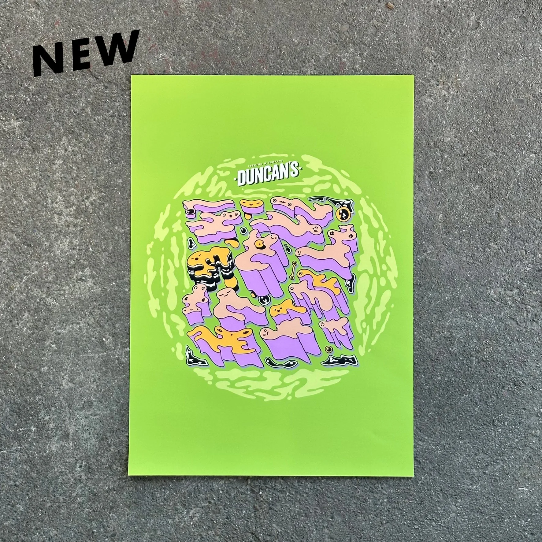 Poster A2 | Peach & Basil