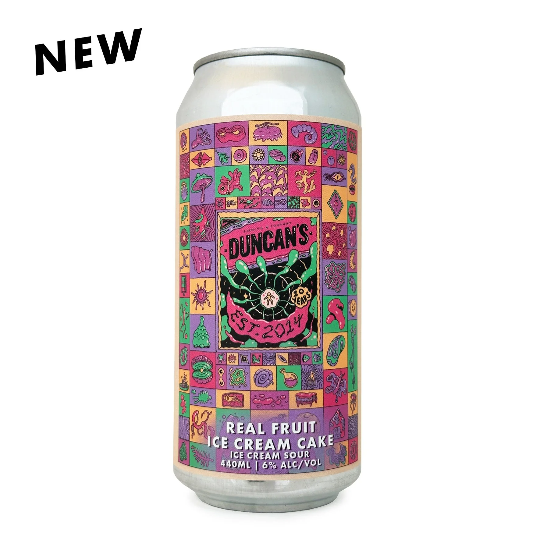 Real Fruit Ice Cream Cake*, Ice Cream Sour, Single 440ml