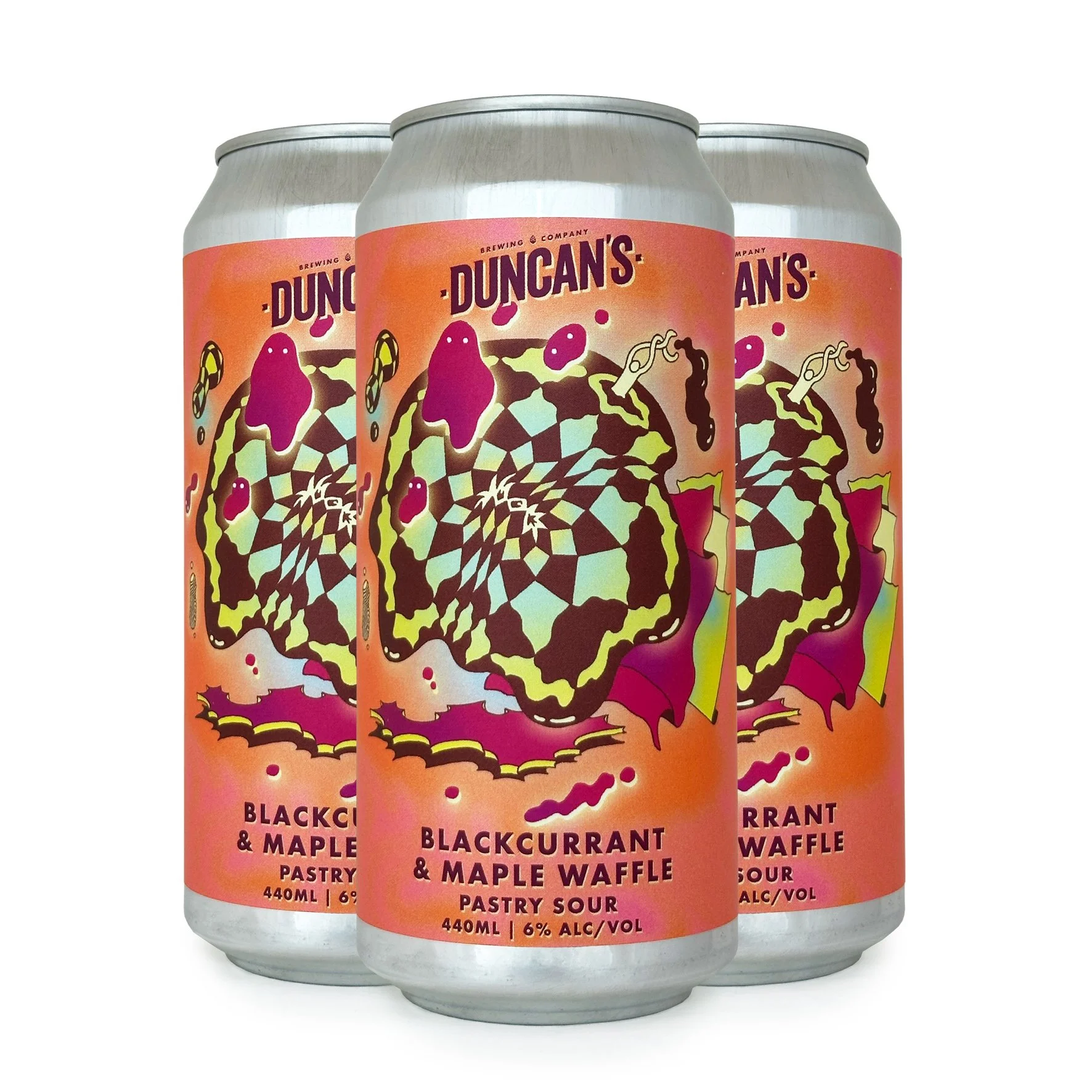 Blackcurrant & Maple Waffle*, Pastry Sour, 4 Pack 440ml