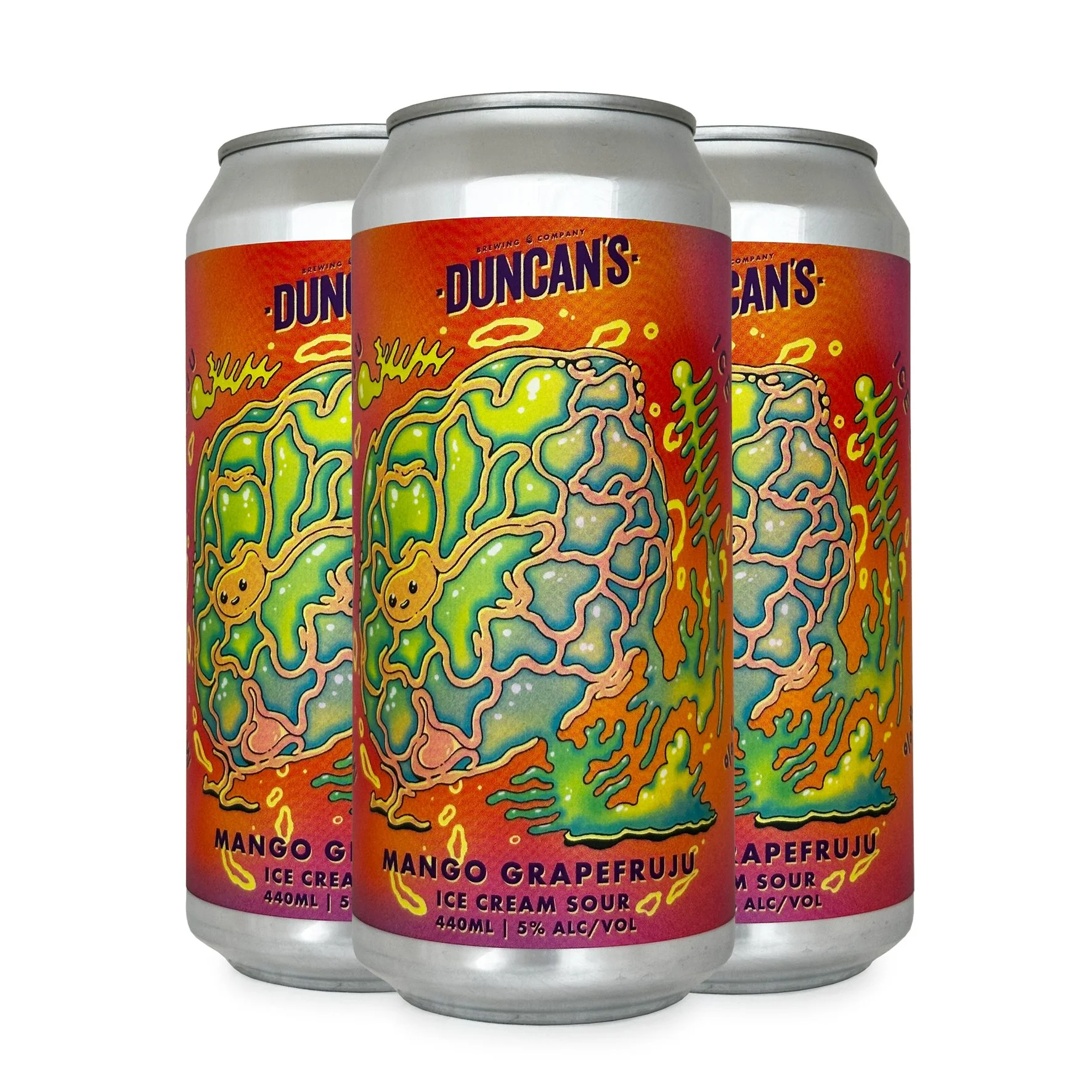 Mango Grapefruju*, Ice Cream Sour, 4 Pack 440ml