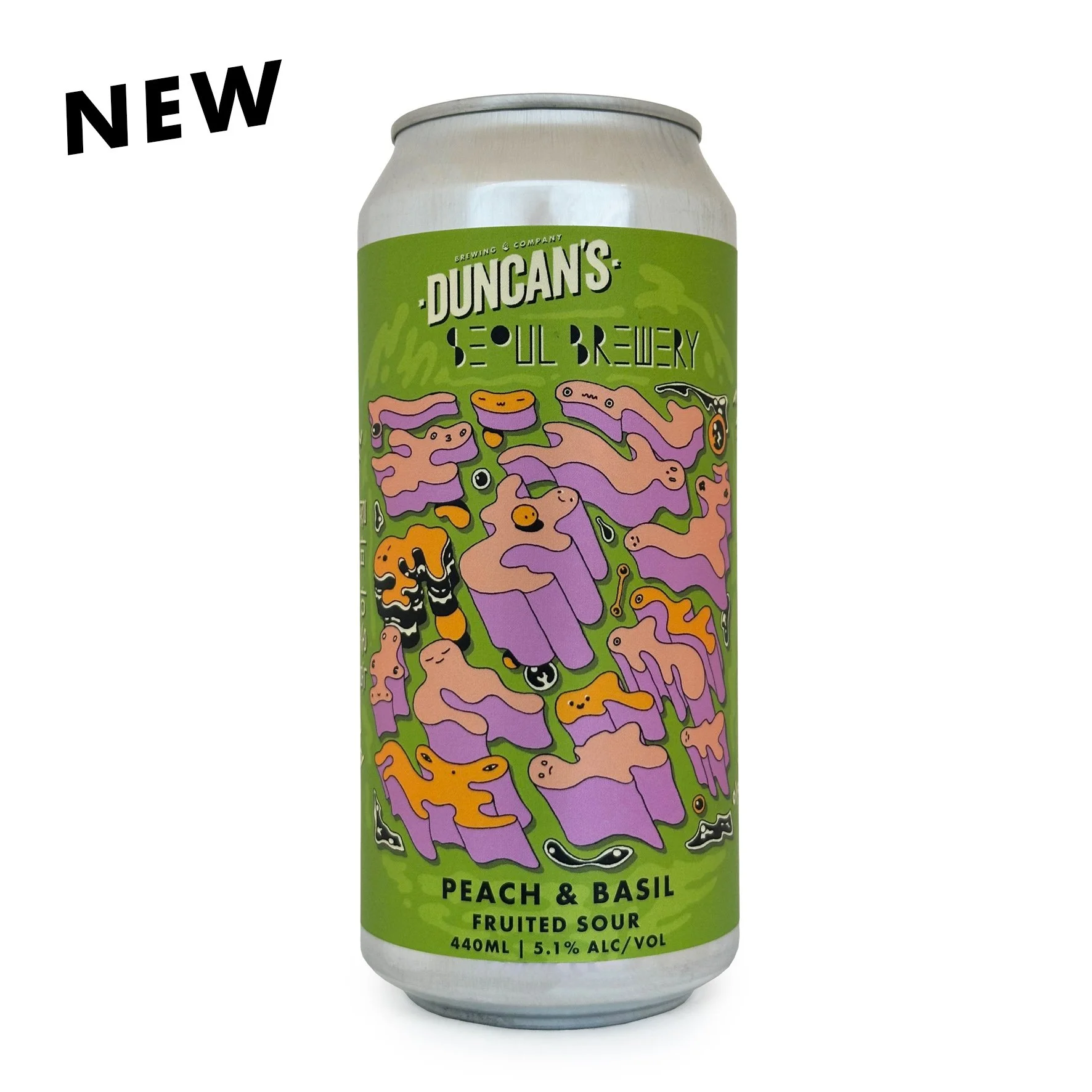 Peach & Basil 복숭아 바질, Fruited Sour, Single 440ml