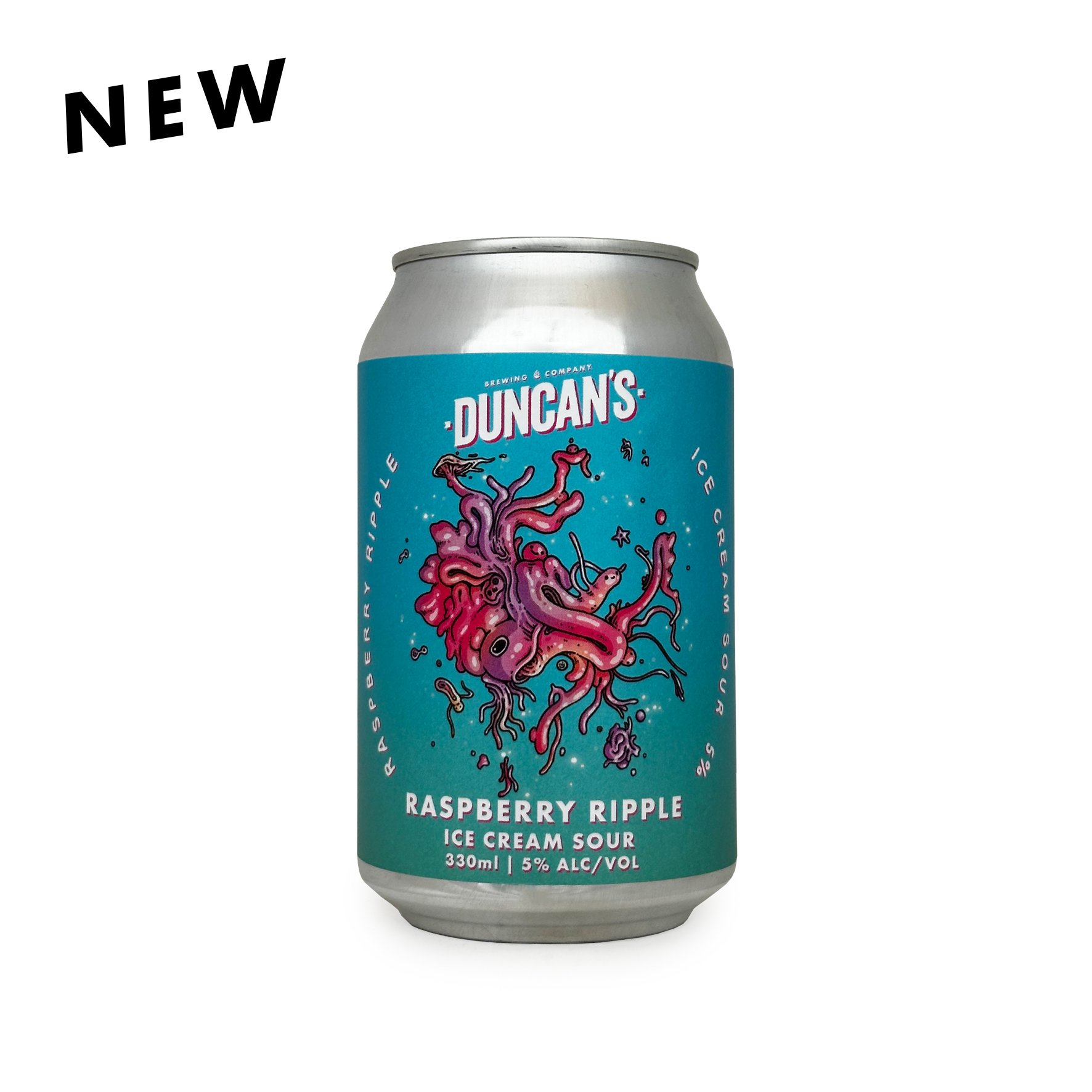 Raspberry Ripple, Ice Cream Sour, Single 330ml