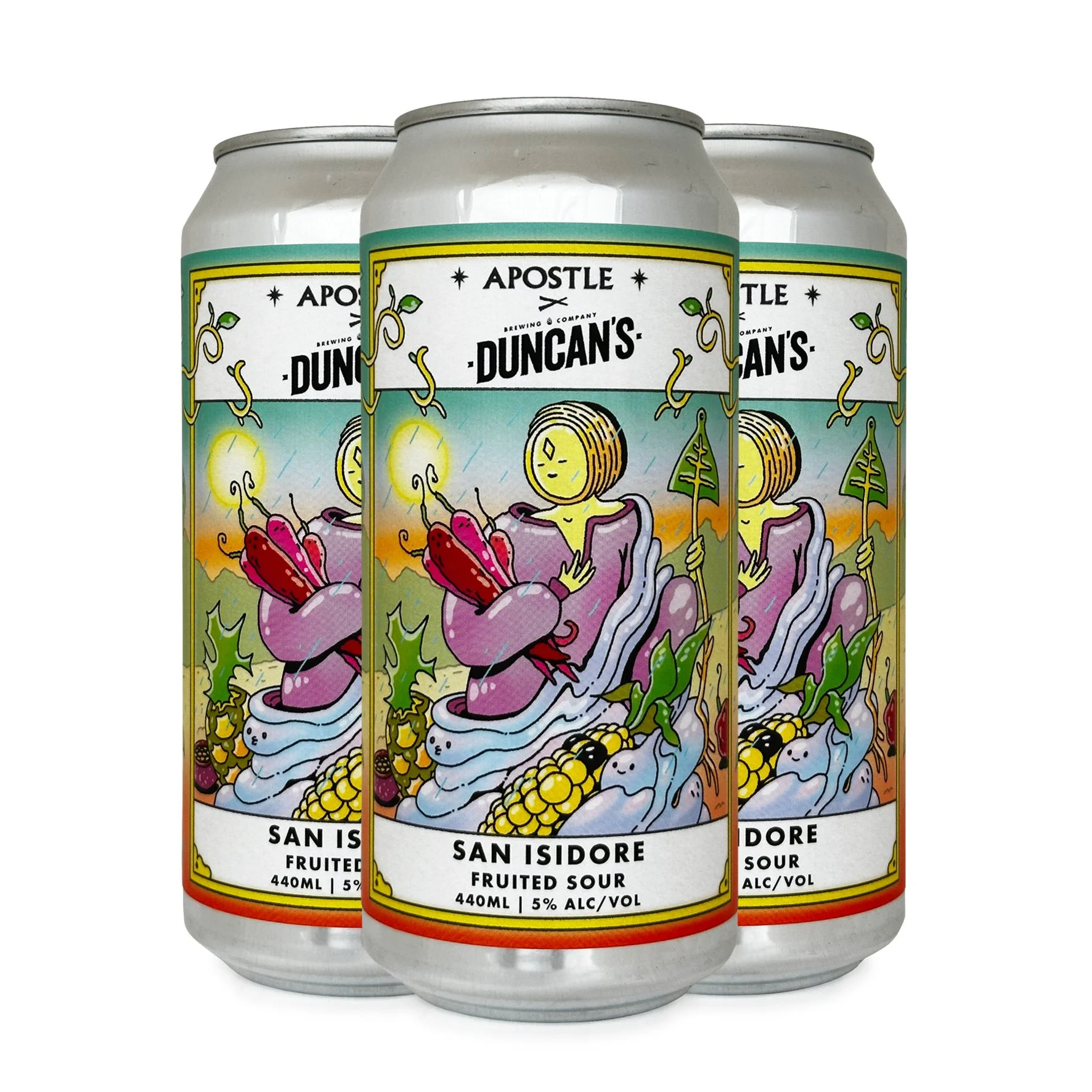 San Isidore, Fruited Sour, 4 Pack 440ml