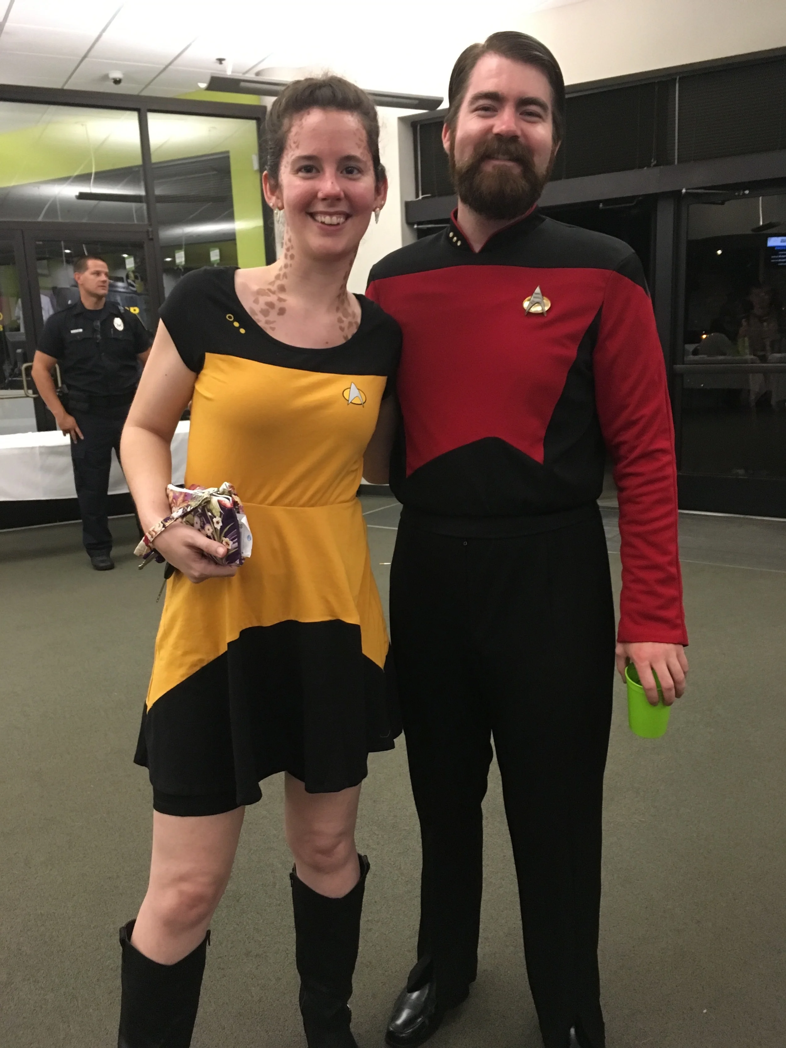 No big deal, just hanging out with Riker. :-D Of course I had to get a picture with him. That's what you do at these sort of events.