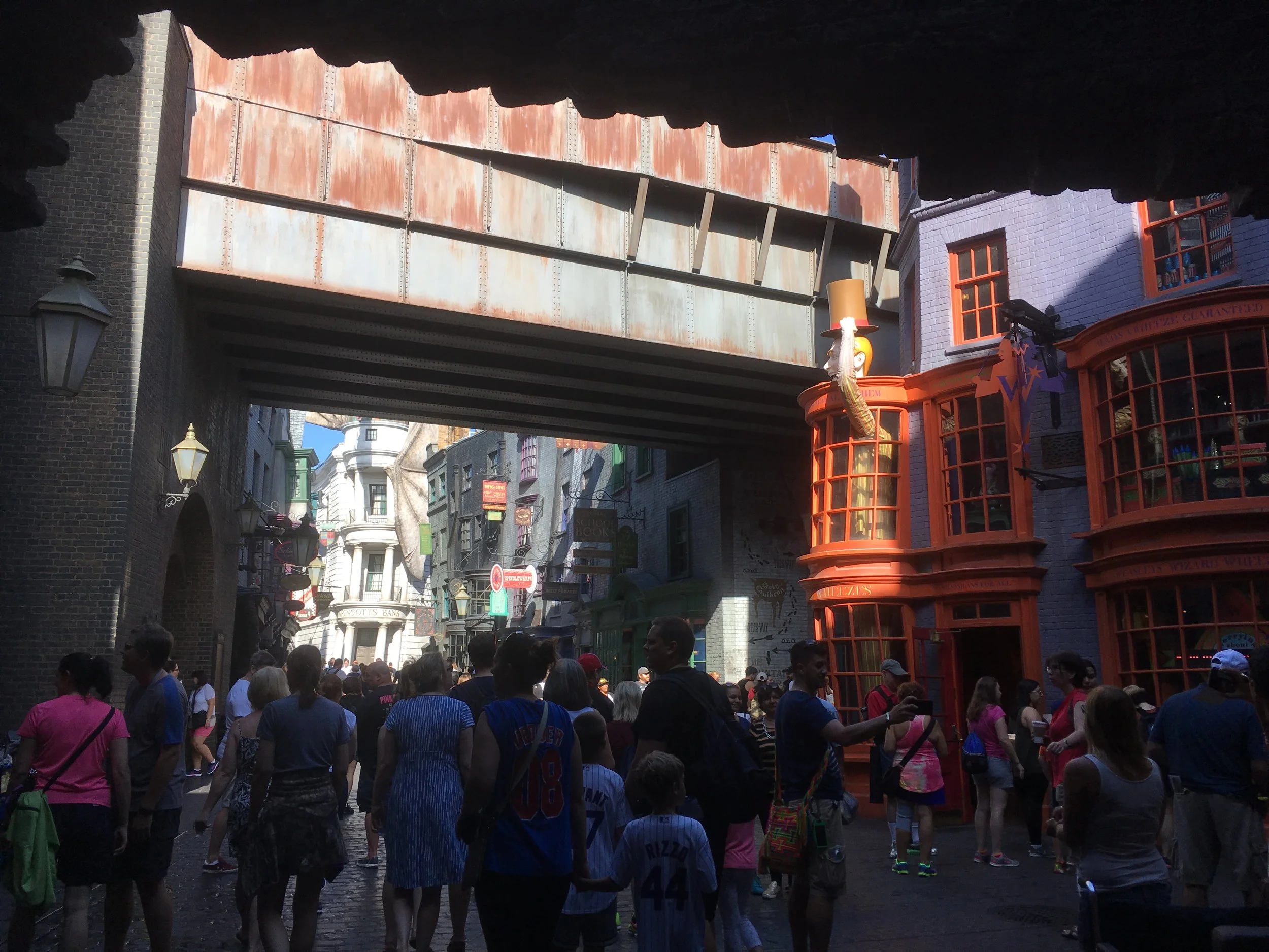  Begin the pictures of Diagon Alley! &nbsp;I actually don't have that many, but the few I have really show the incredible level of attention to detail that was paid when creating this amazing area. 