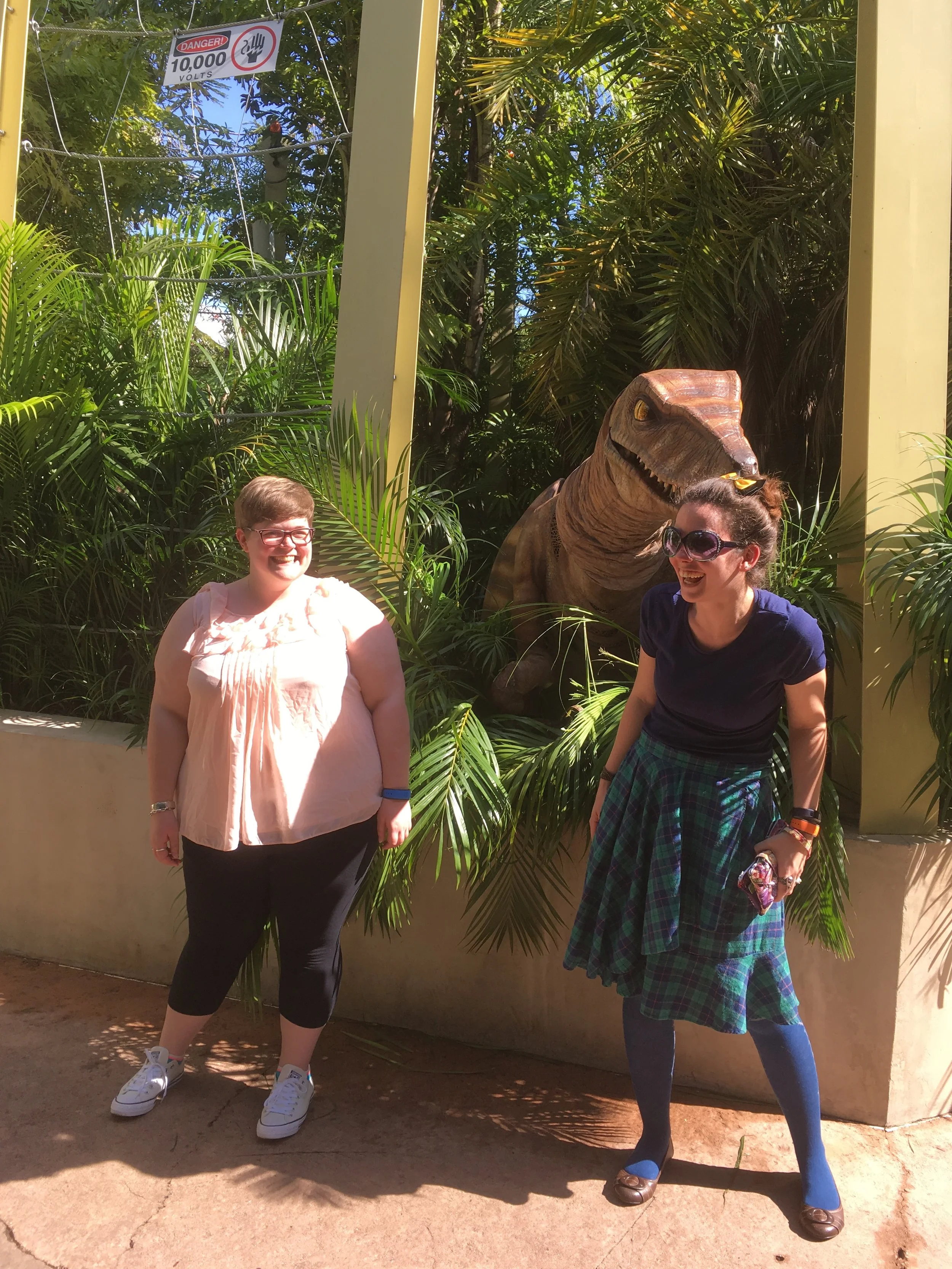  We made friends with a raptor! &nbsp;He tried to eat my hair. 