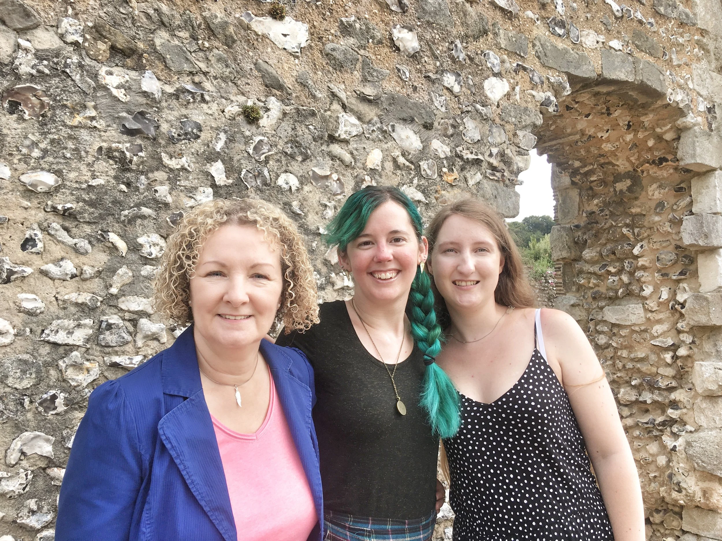 R to L: Bev, me, and Sarina.