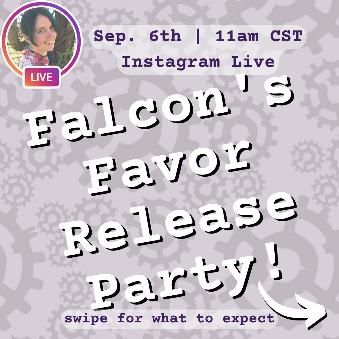 Reminder. I'm throwing an Instagram Live release party and all y'all are invited! 11 am Central time, 9am West Coast time, 7pm England time, and other time zones I haven't done the math for. Bring your favorite baked good and drinks of choice and han