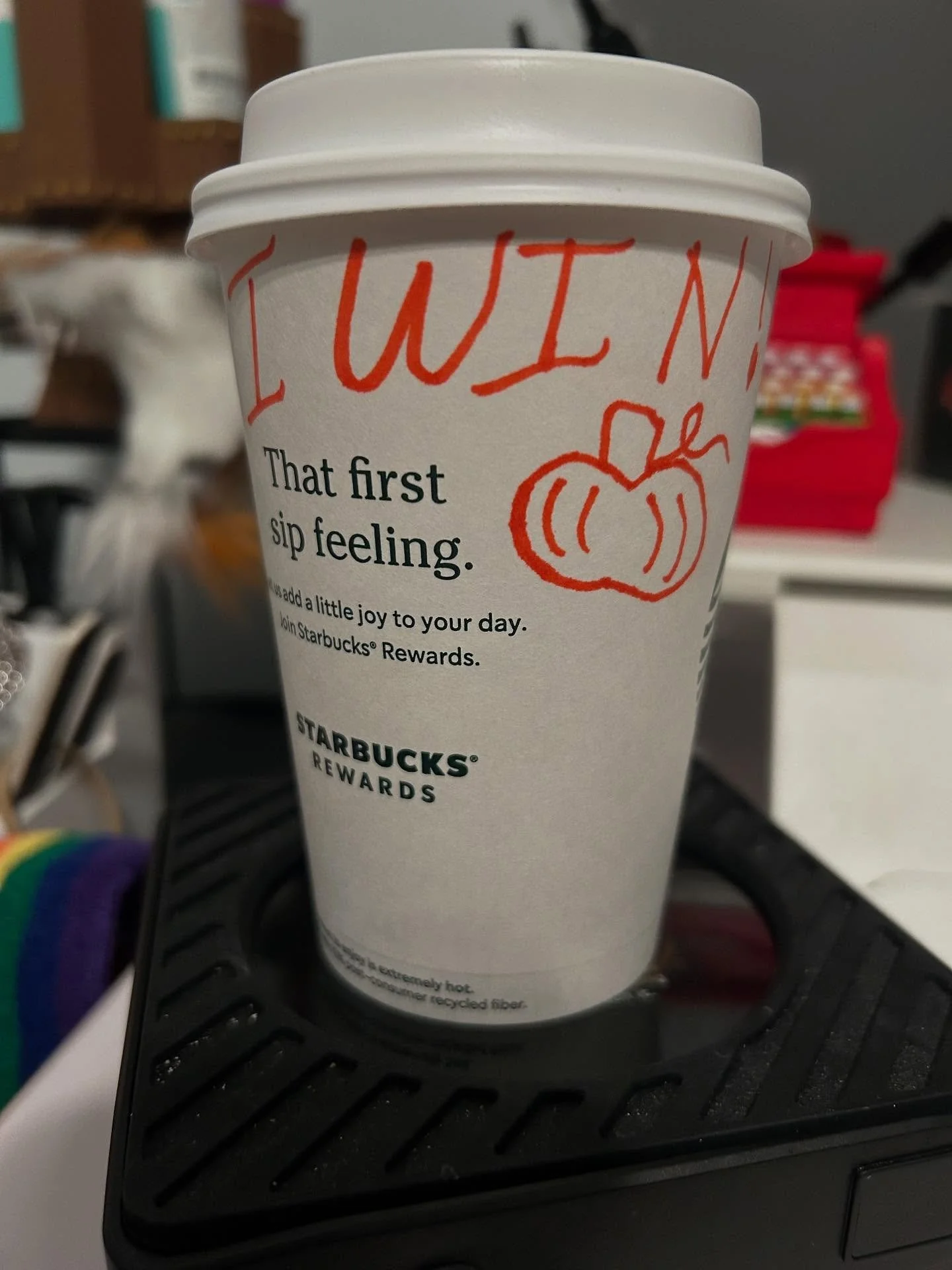 PSL DAY IS UPON US AGAIN!!! I was ready this year! I staked out the release day online. I tried to get one a day early (they said no). I was up at 4am this morning to make it to the Starbucks that opened earliest in my area. When I walked in, I told 