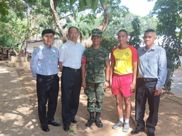 Visit with Thai Marines
