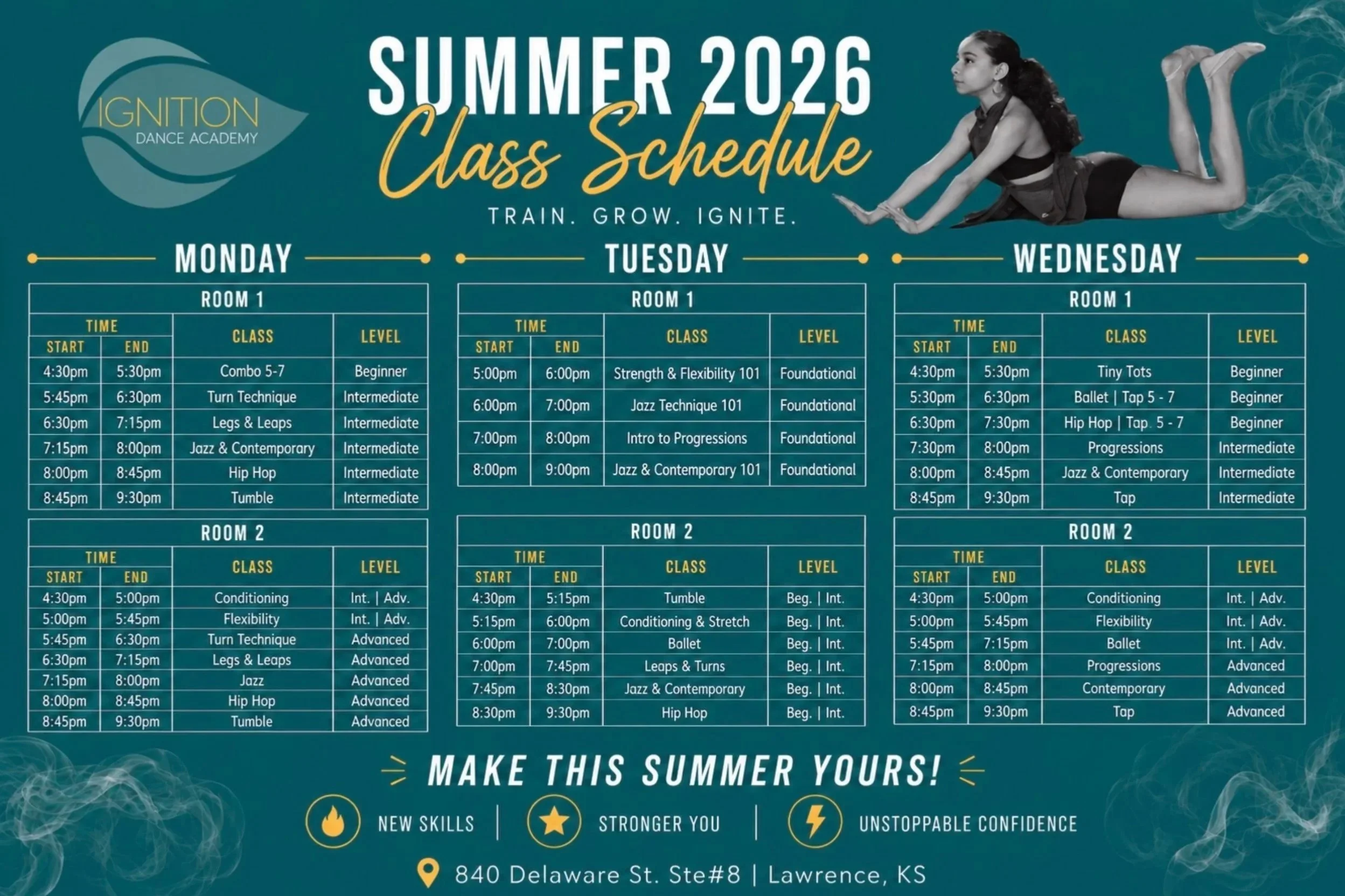 Summer Classes Start!
