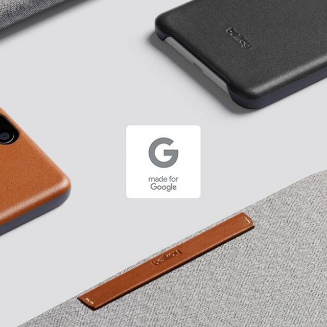 Extremely proud of our collaboration with @bellroy on their gorgeous Made for Google phone cases.