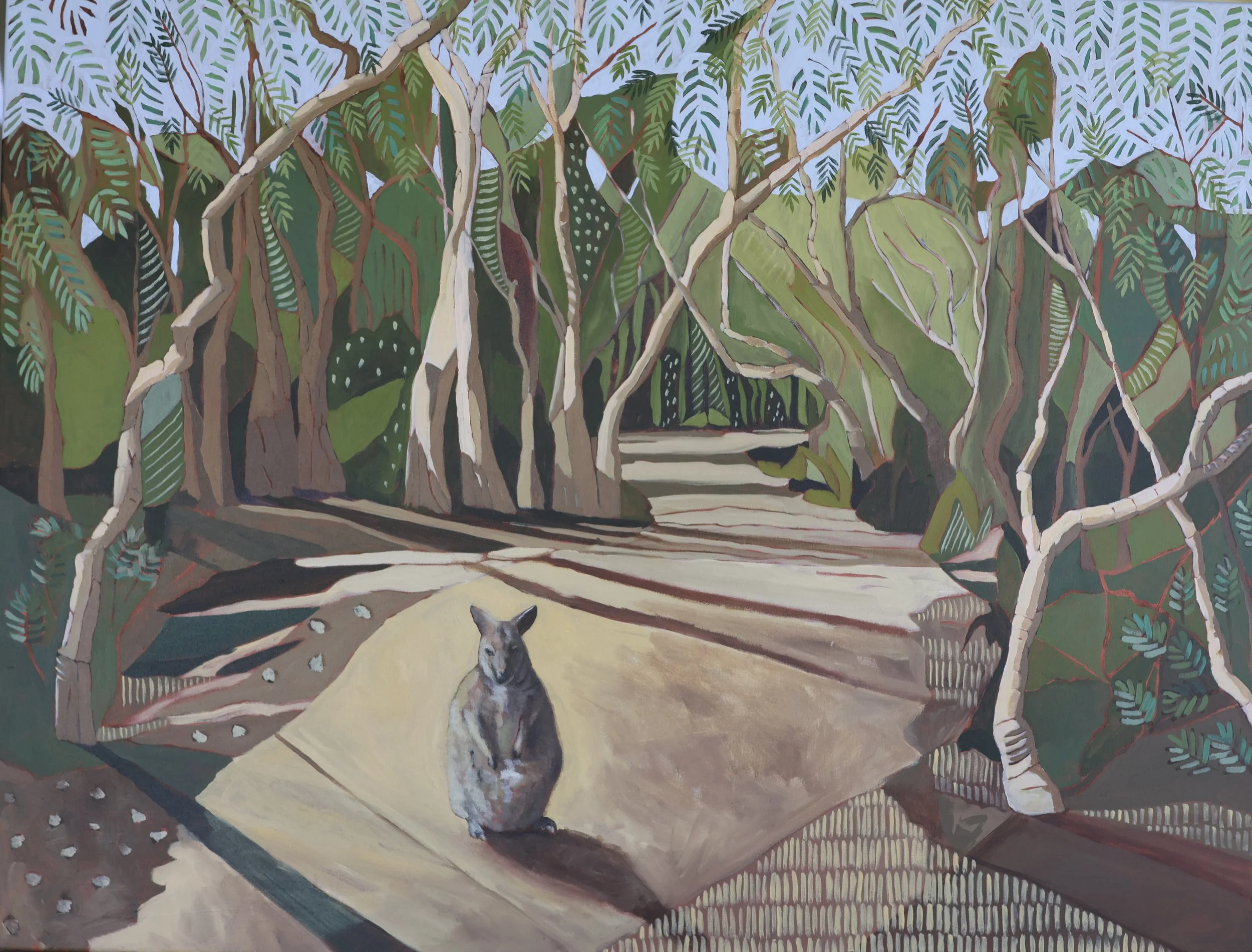 SHARING THE TRACK (Wallaby)