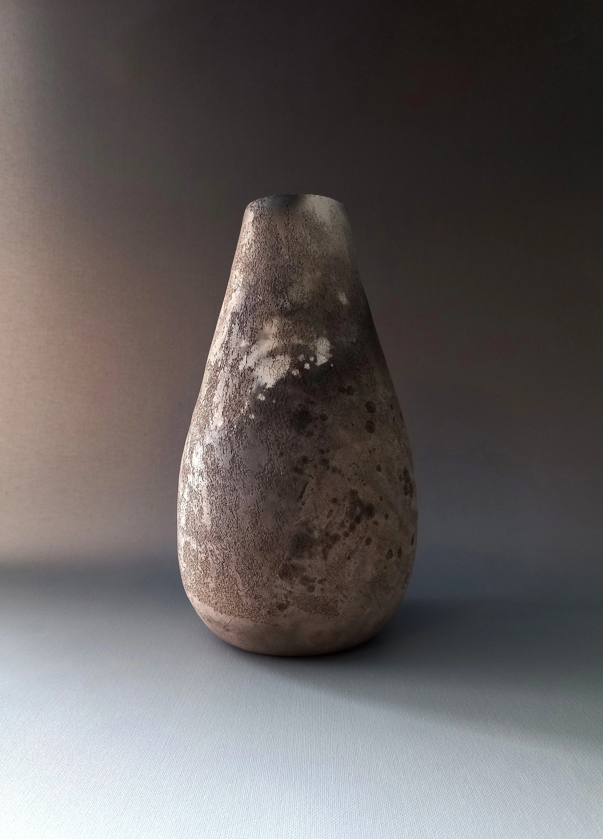 Coilbuilt White Raku vessel - Medium other view.jpg