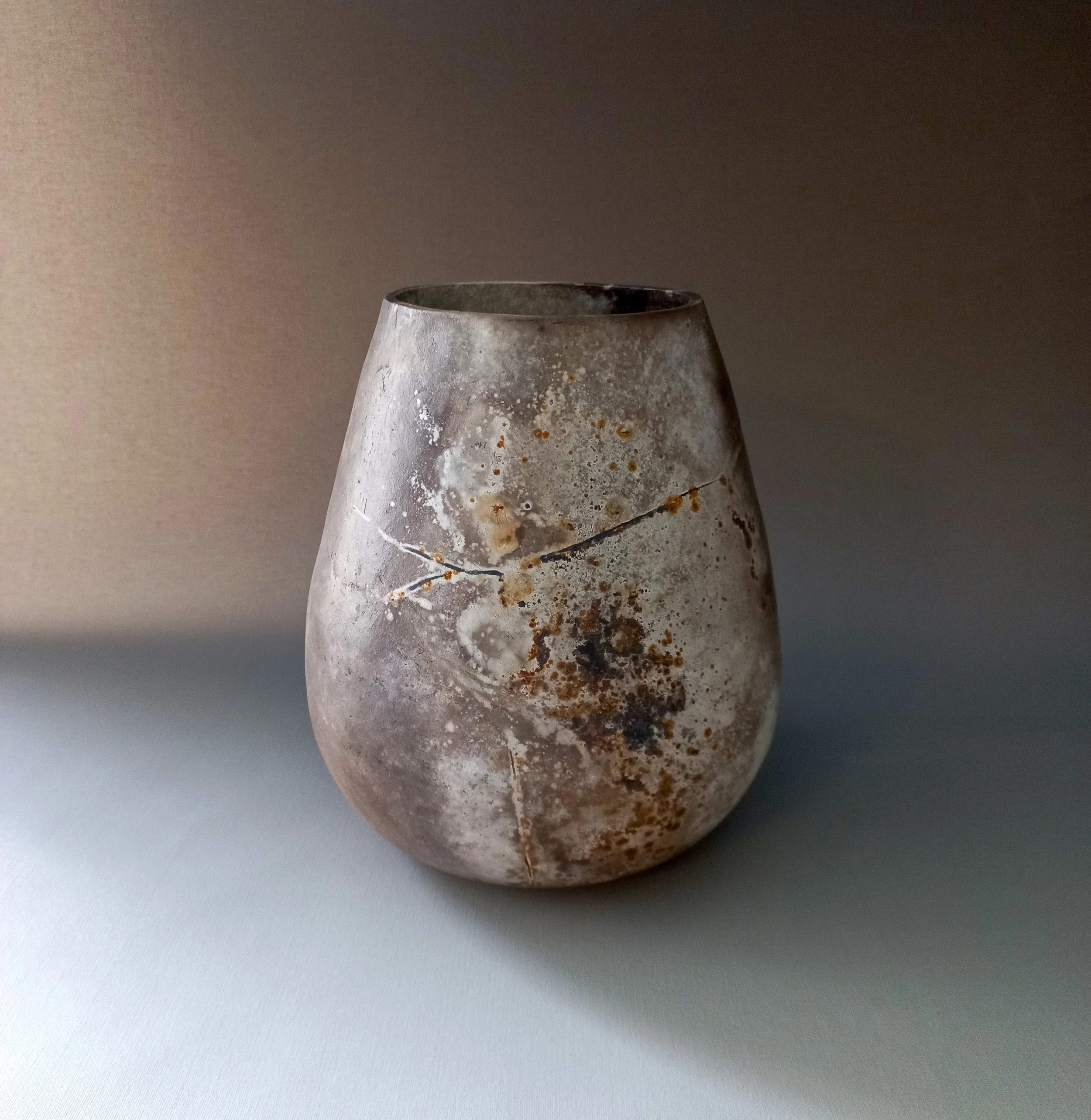 Coilbuilt stoneware vessel - Large.jpg