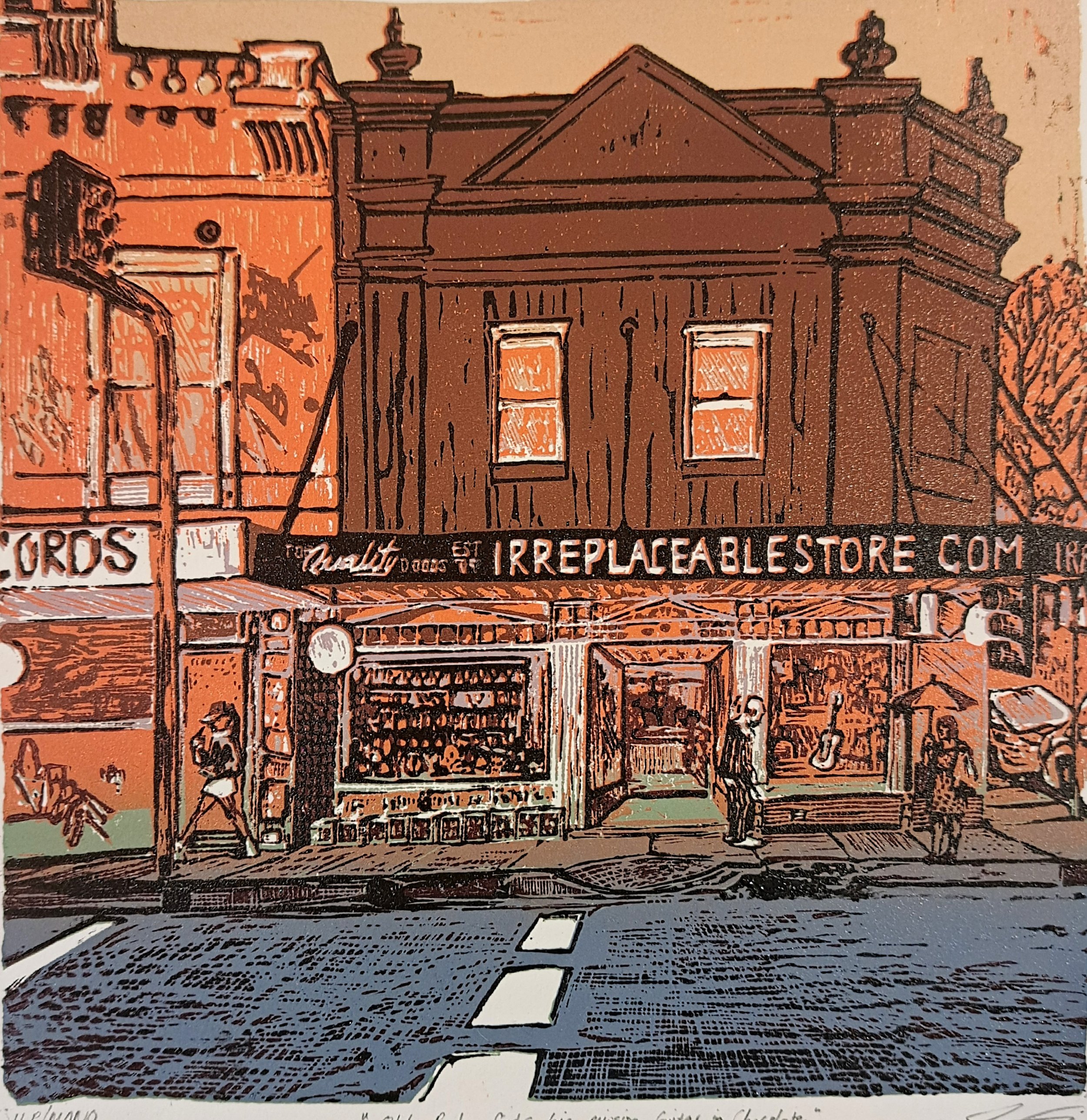 OLD BOB FINDS HIS MISSING GUITAR in Chocolate