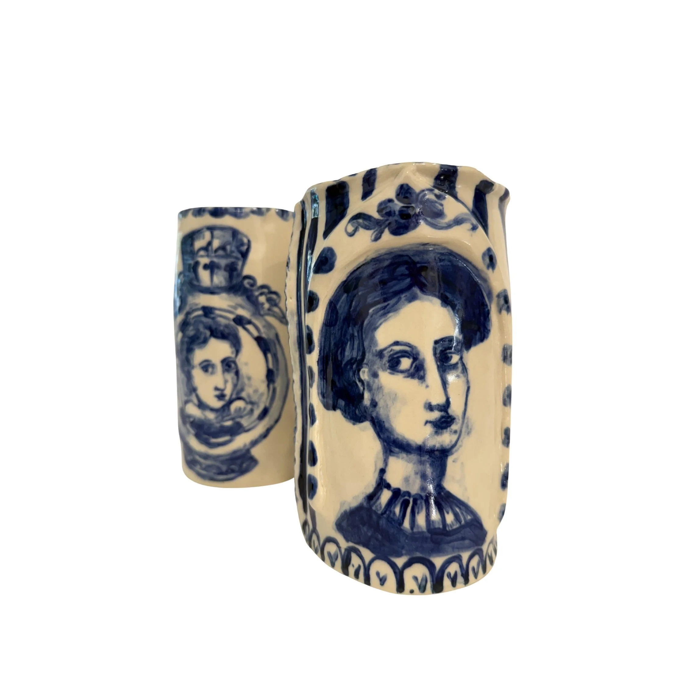 Danielle Lovatt_Delft as Wonky Vase #1 & #2.jpg