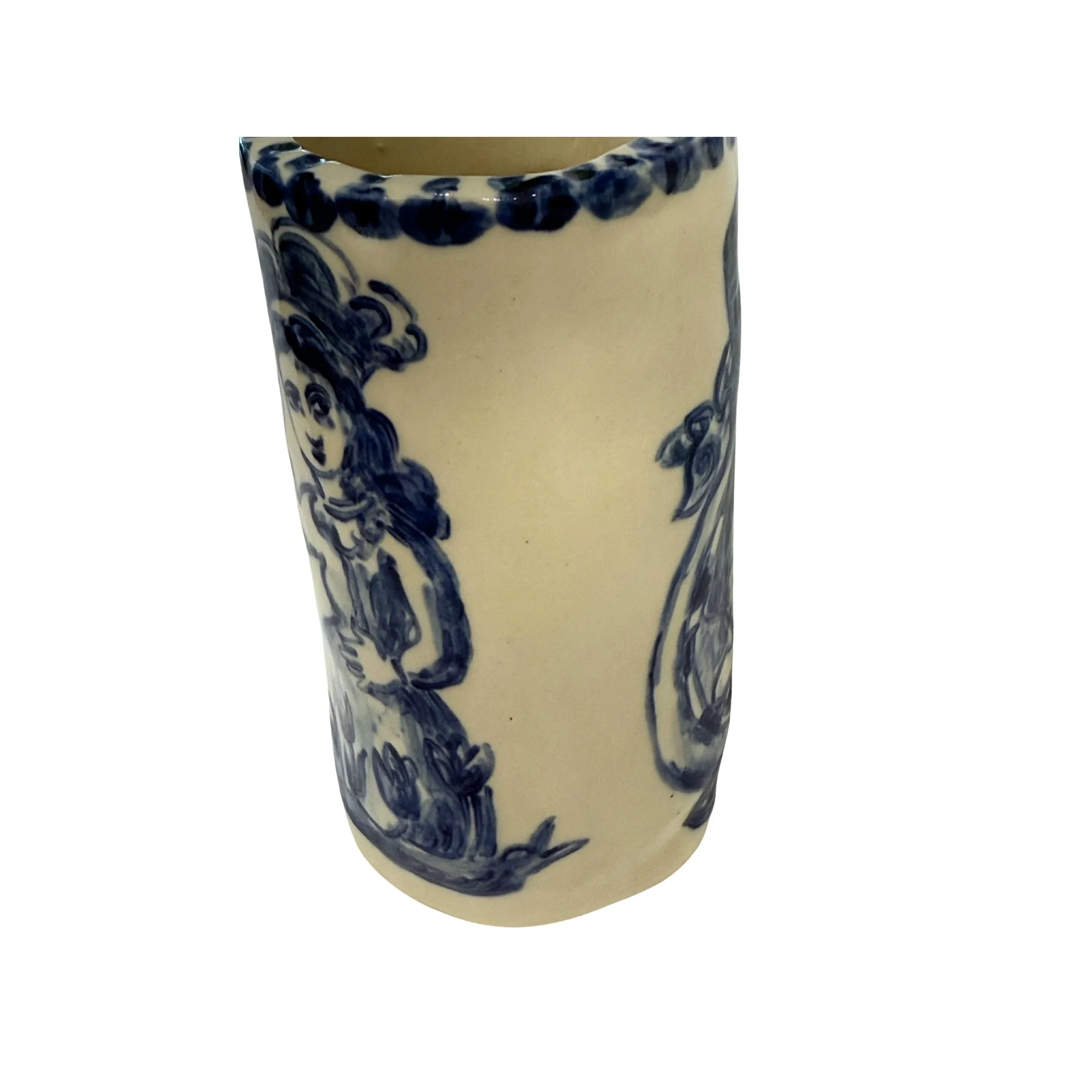 Danielle Lovatt_Delft as Wonky Vase # 2 side view.jpg