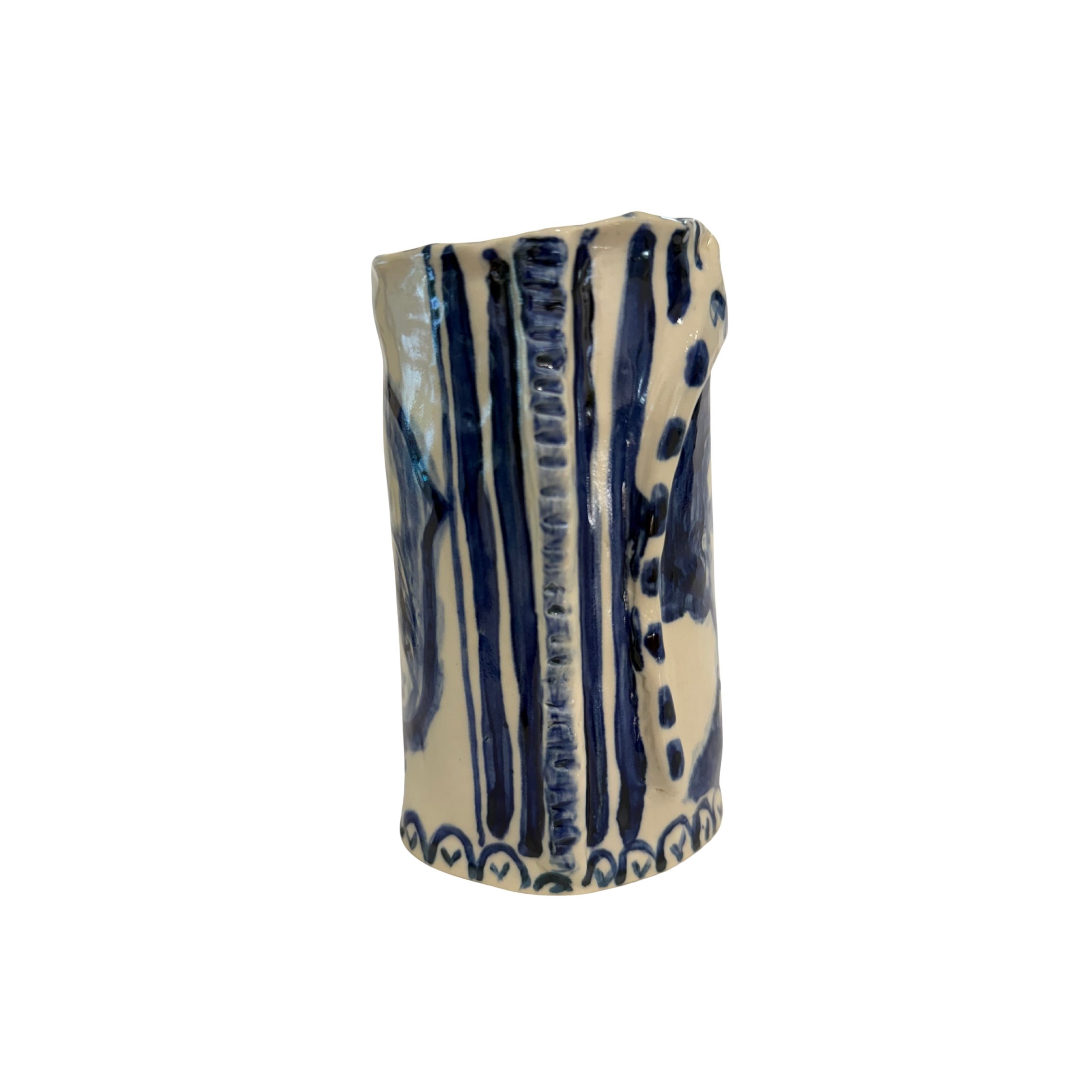 Danielle Lovatt_Delft as Wonky Vase # 1 side view.jpg