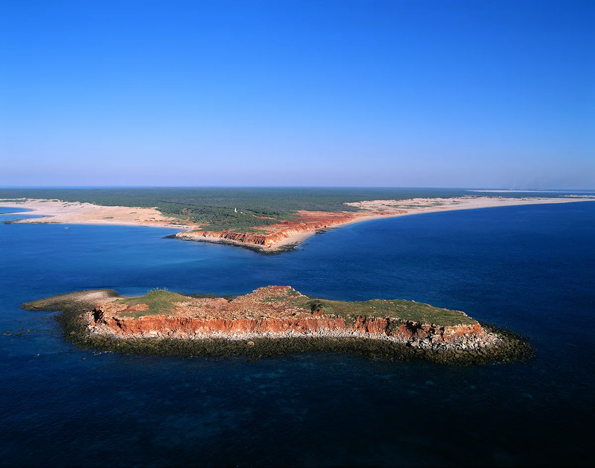 Cape Leveque Aerial (Point with island)