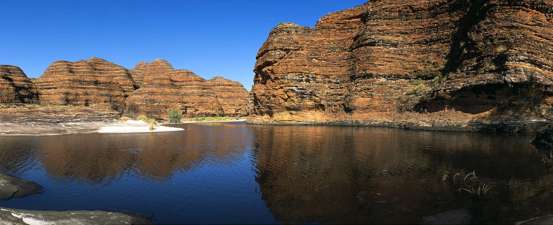 Bungle Bungles and Piccaninny Creek, Purnululu National Park. Kimberley