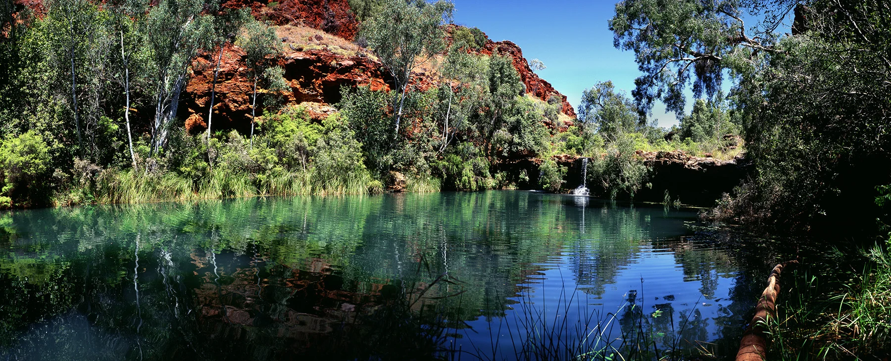 Fern Pool (Distant) Karijini National Park.