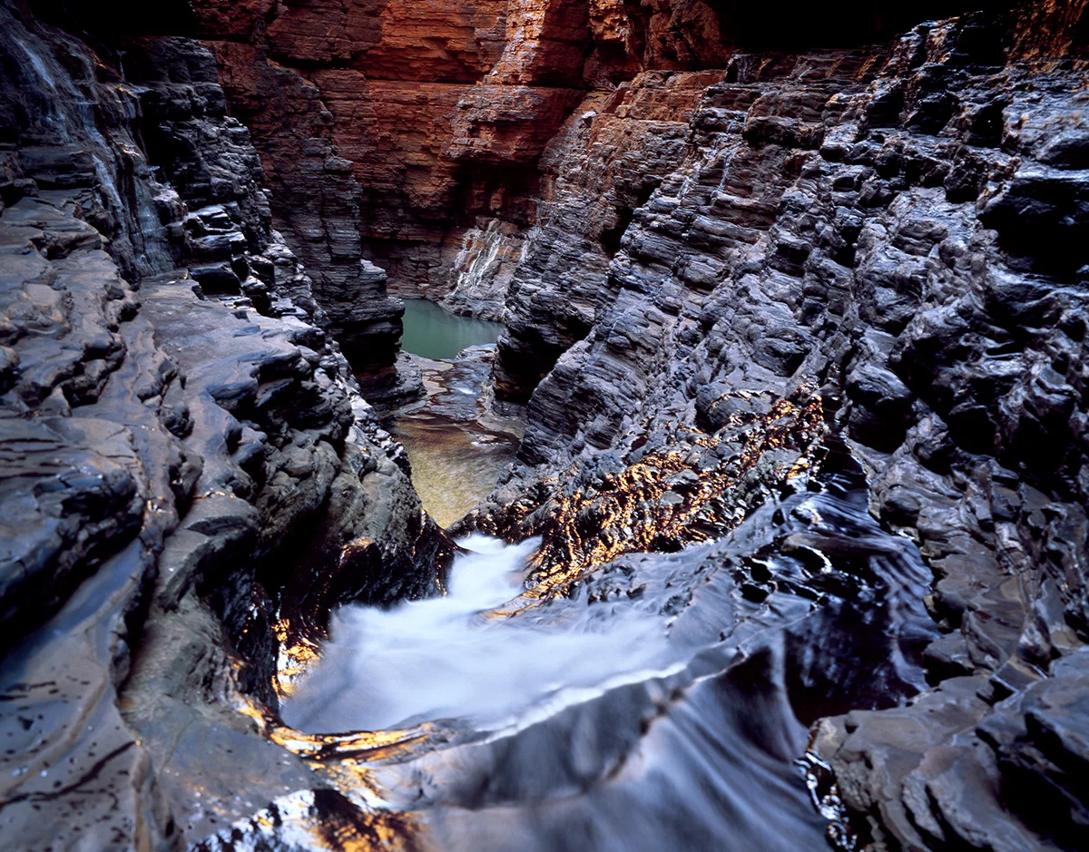 Kermits Pool within Hancock Gorge, Karijini National Park. Pilbara