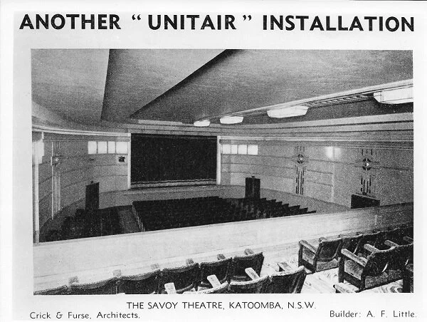 Inside the Savoy Theatre from the dress circle, c1940