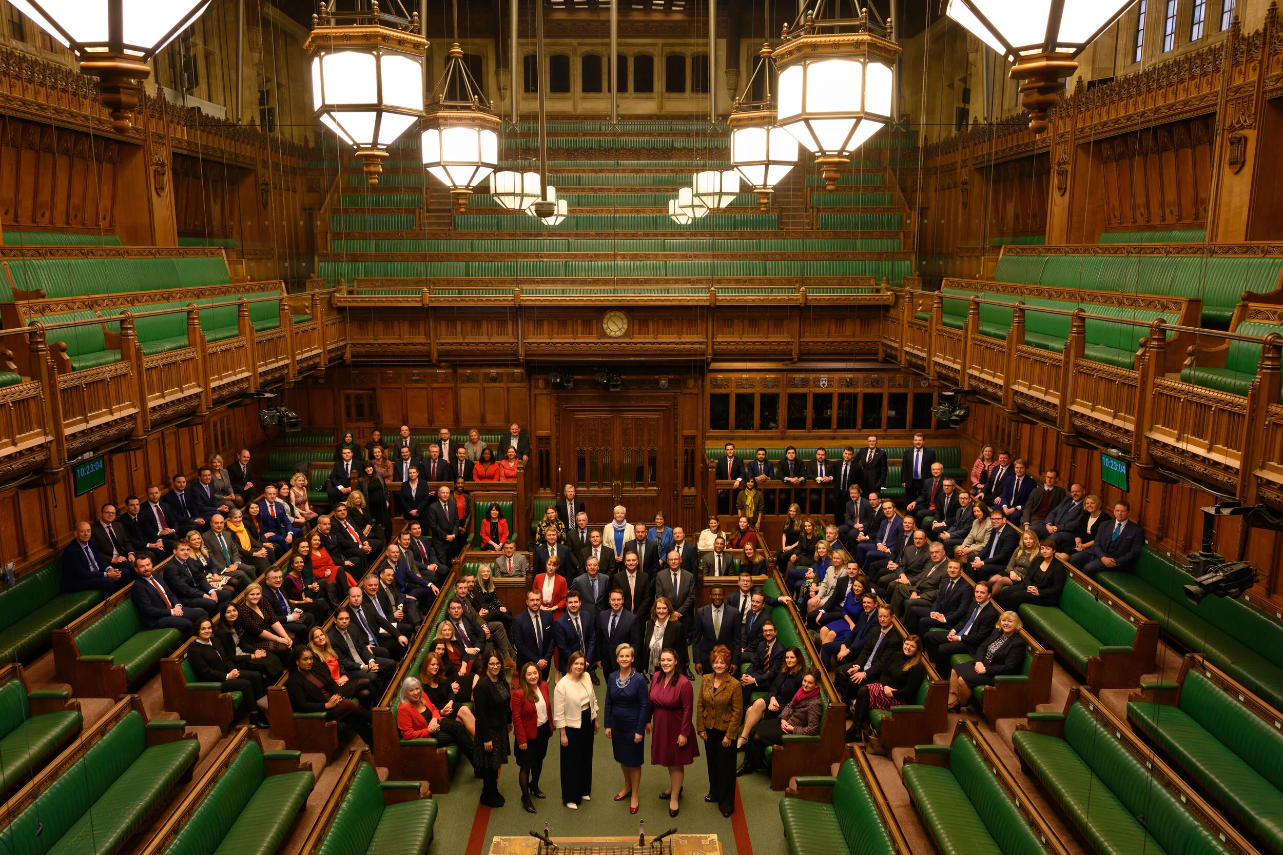 Newly elected MPs gather in the House before taking the oath