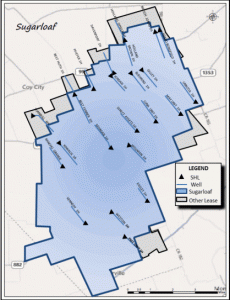 Eureka Energy Sugarloaf Map