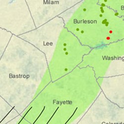Lee County Eagle Ford Shale Map