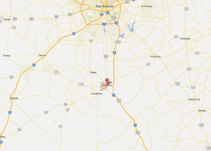 Pleasanton TX Map
