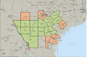 Eagle Ford Shale Workforce Analysis Map