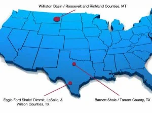 Lonestar Resources Operations Map