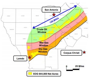 EOG Resources South Texas Eagle Ford Map 2012