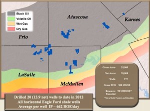 Comstock Resources Eagle Ford Map
