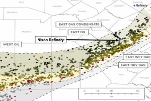 Nixon Refinery Map - Blue Dolphin