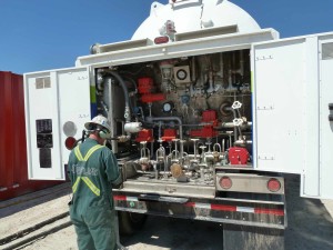Onshore LNG Regas and Tanker