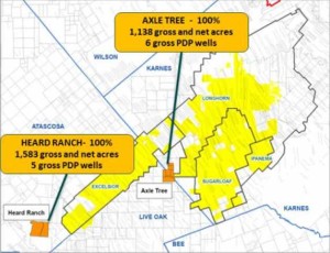 Aurora Eagle Ford Acquisiiton Map