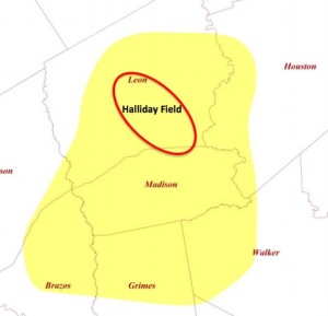 Halcon Resources Eaglebine Map