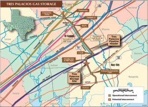 Tres Palacios Pipeline Header and Storage