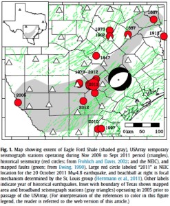 Eagle Ford Earthquake Map