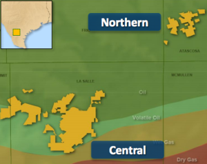 EP Energy Eagle Ford Acreage Map