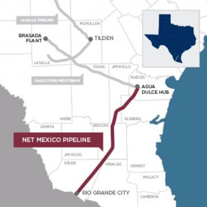 NET Midstream - Mexico Pipeline Map